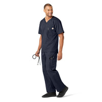 Carhartt Ripstop Men's Utility Scrub Set - Navy 