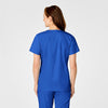 WonderWORK Women's Mock Wrap Scrub Top - Royal