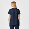 WonderWORK Women's Shaped V-Neck Scrub Top - Navy