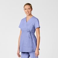 ceil blue maternity scrub top