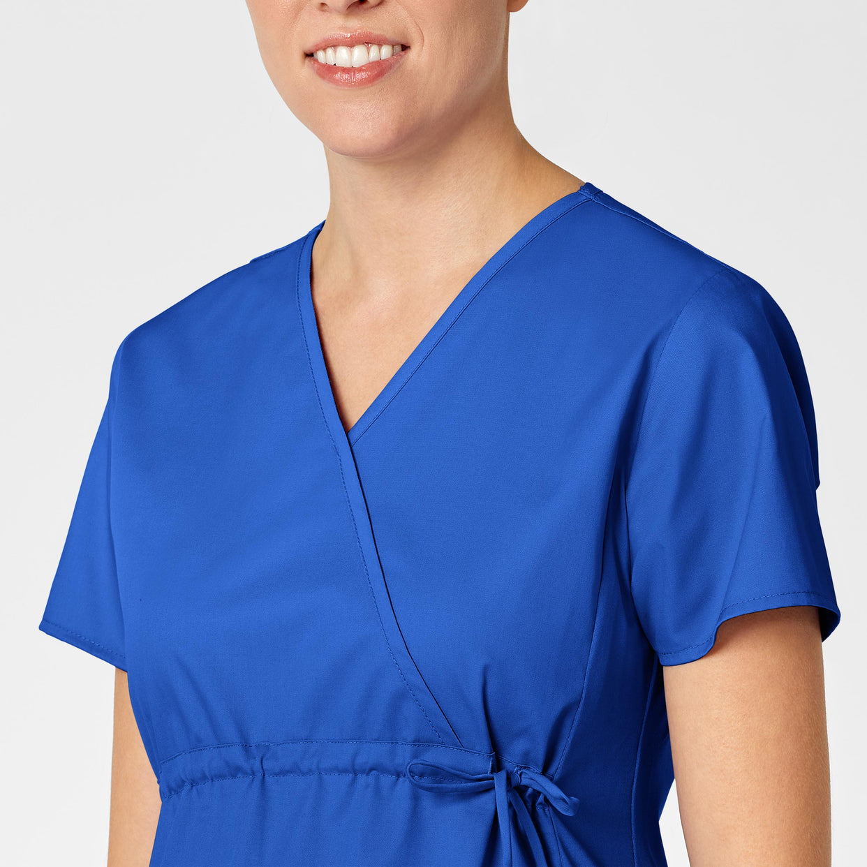 royal maternity scrub top from Wink scrubs