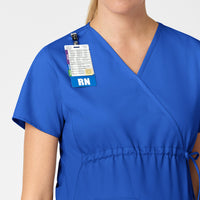 royal maternity scrub top from WonderWink scrubs