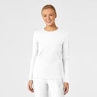 Women's Performance Long Sleeve Tee - White