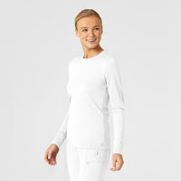 Women's Performance Long Sleeve Tee - White