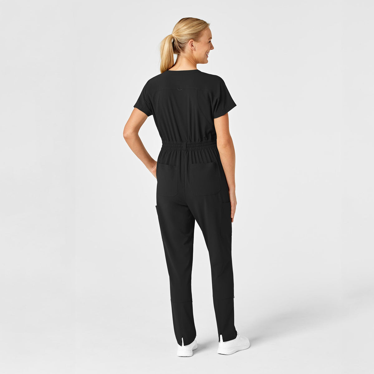 RENEW Women's Zip Front Jumpsuit - Black