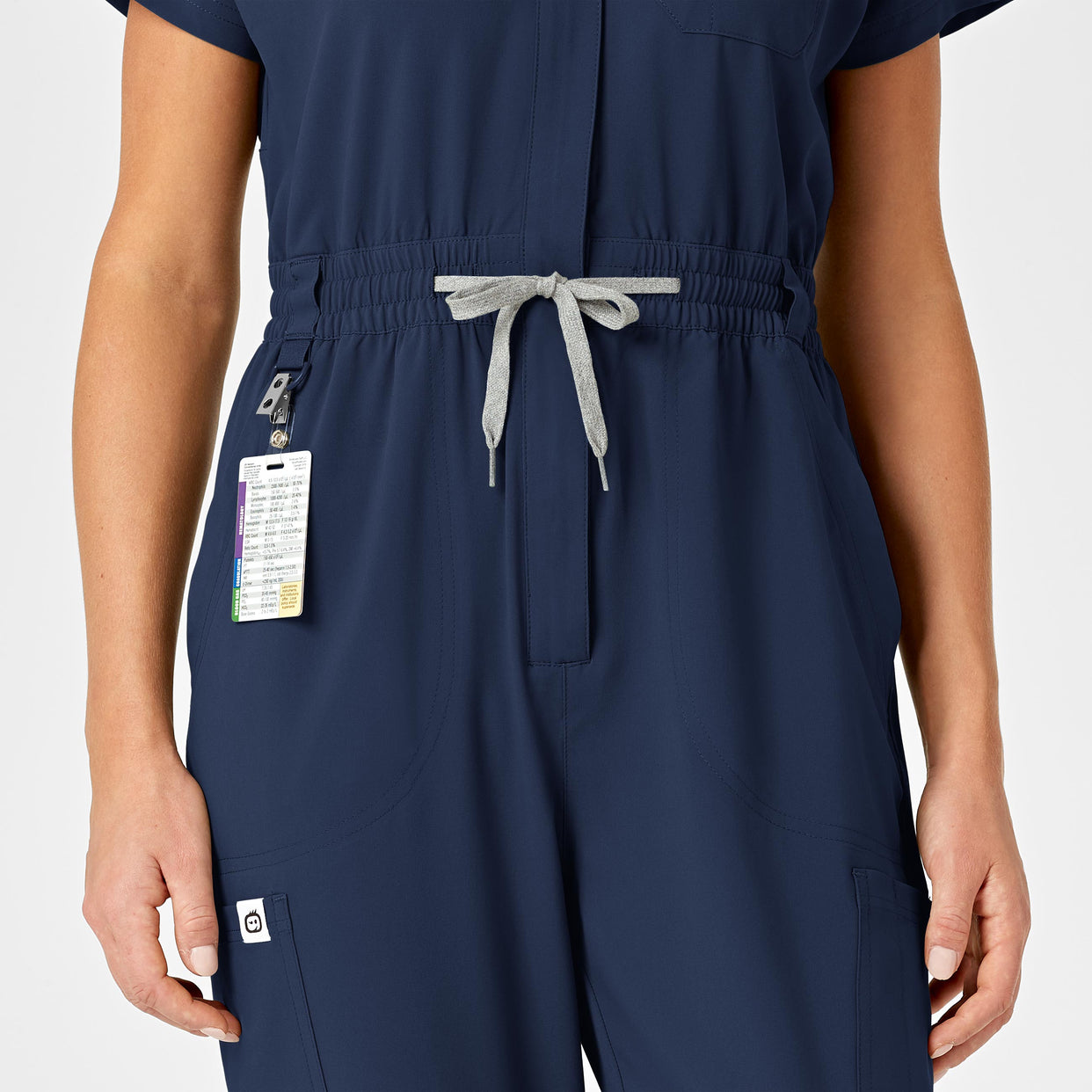 RENEW Women's Zip Front Jumpsuit - Navy