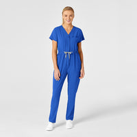 RENEW Women's Zip Front Scrub Jumpsuit - Royal