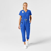 RENEW Women's Zip Front Jumpsuit - Royal