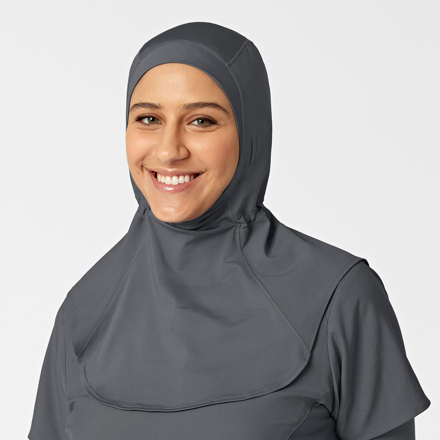 W123 Women's Hijab - Pewter