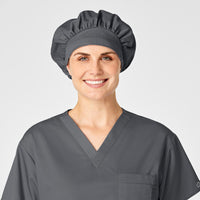 WonderWORK Unisex Bouffant Scrub Cap - Pewter