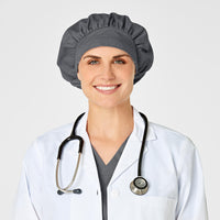 WonderWORK Unisex Bouffant Scrub Cap - Pewter