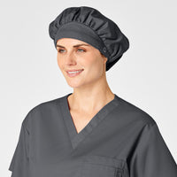 WonderWORK Unisex Bouffant Scrub Cap - Pewter