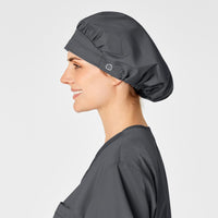 WonderWORK Unisex Bouffant Scrub Cap - Pewter