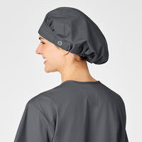 WonderWORK Unisex Bouffant Scrub Cap - Pewter