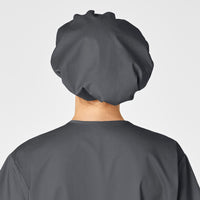 WonderWORK Unisex Bouffant Scrub Cap - Pewter