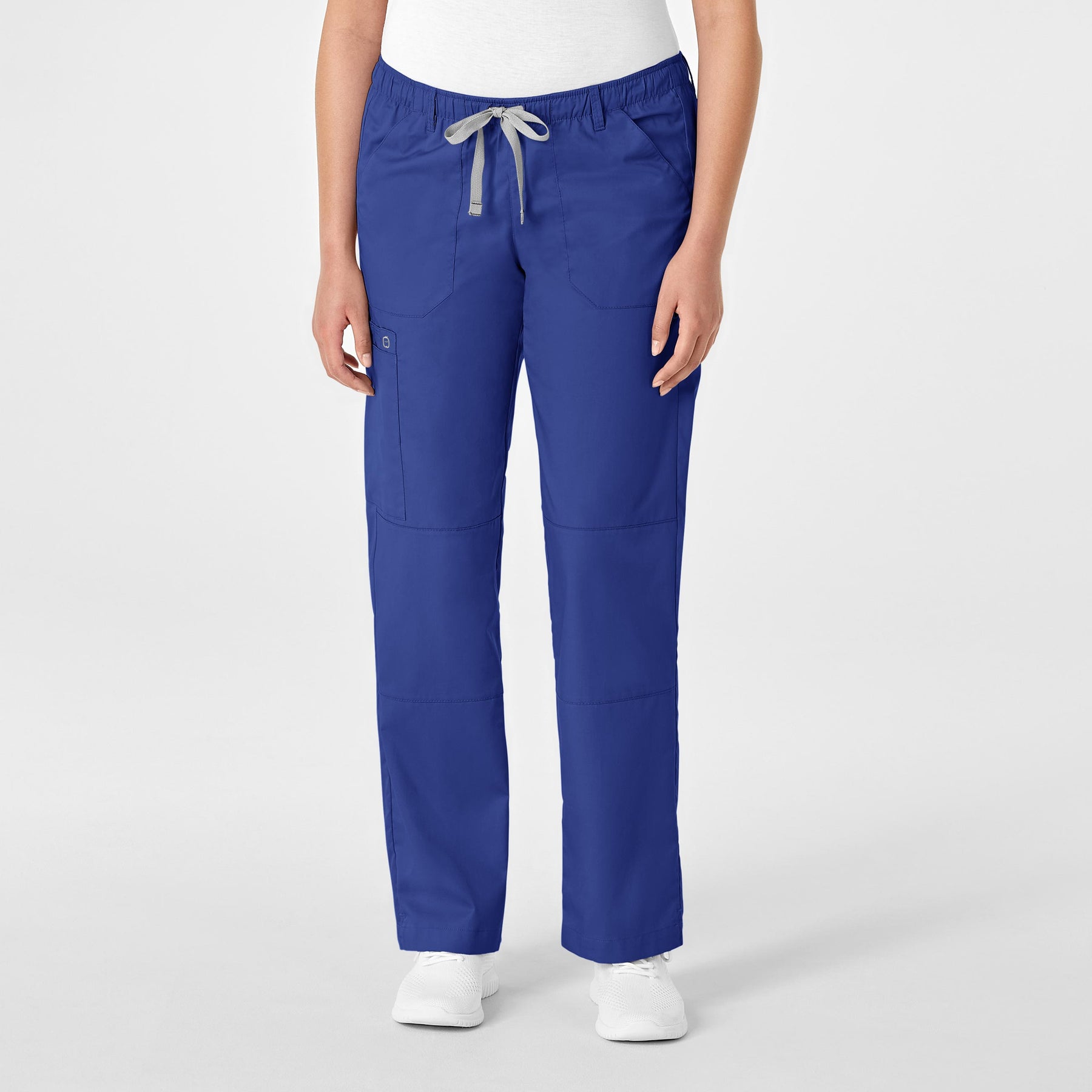 WonderWORK Women's Straight Leg Cargo Scrub Pant - Galaxy Blue