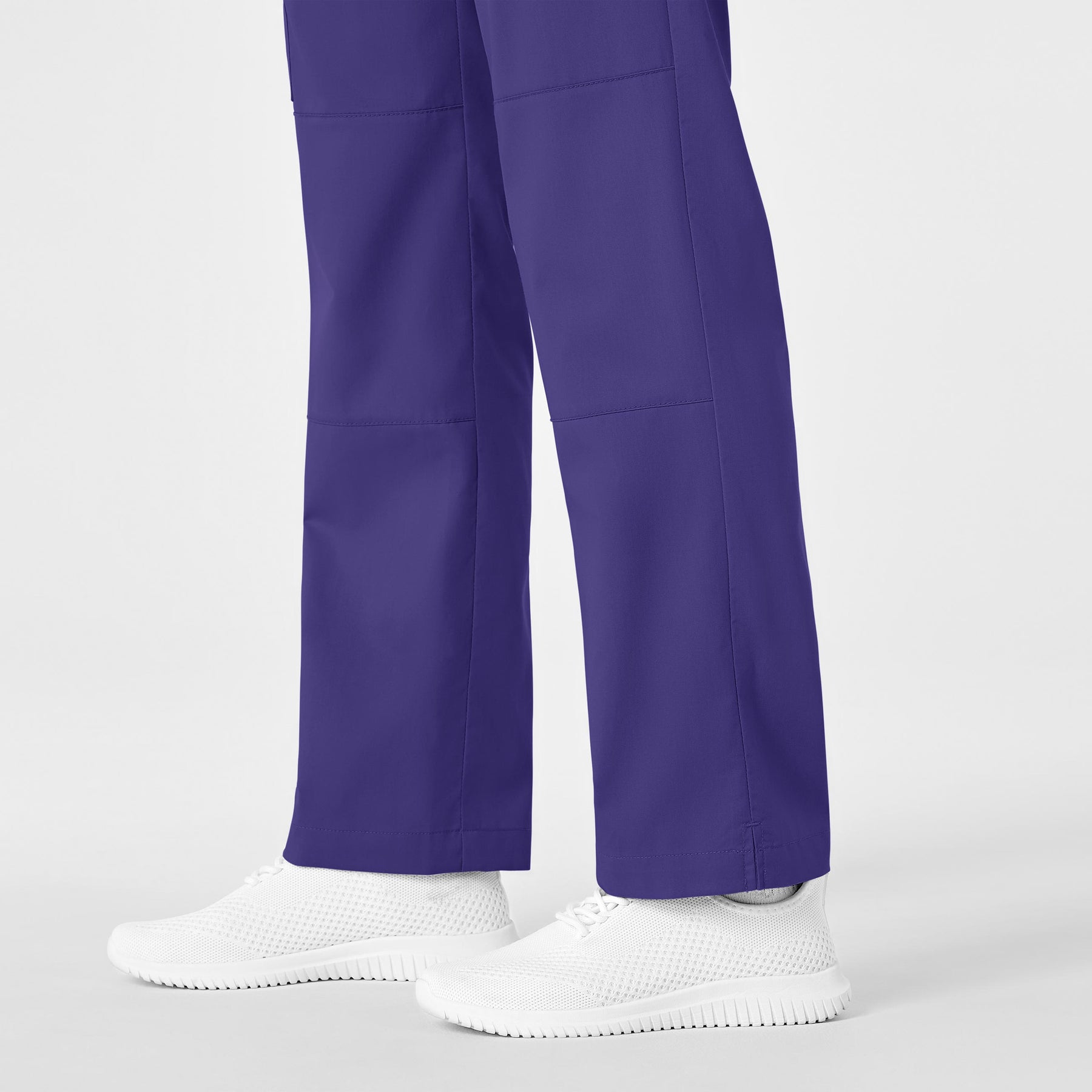 WonderWink WonderWORK Women's Straight Leg Cargo Scrub Pant - Grape