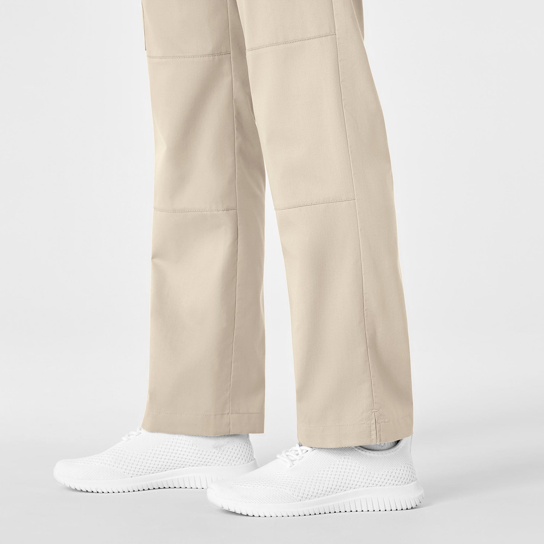 WonderWink WonderWORK Women's Straight Leg Cargo Scrub Pant - Khaki