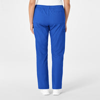 Wink WonderWORK Women's Straight Leg Cargo Scrub Pant - Royal Back