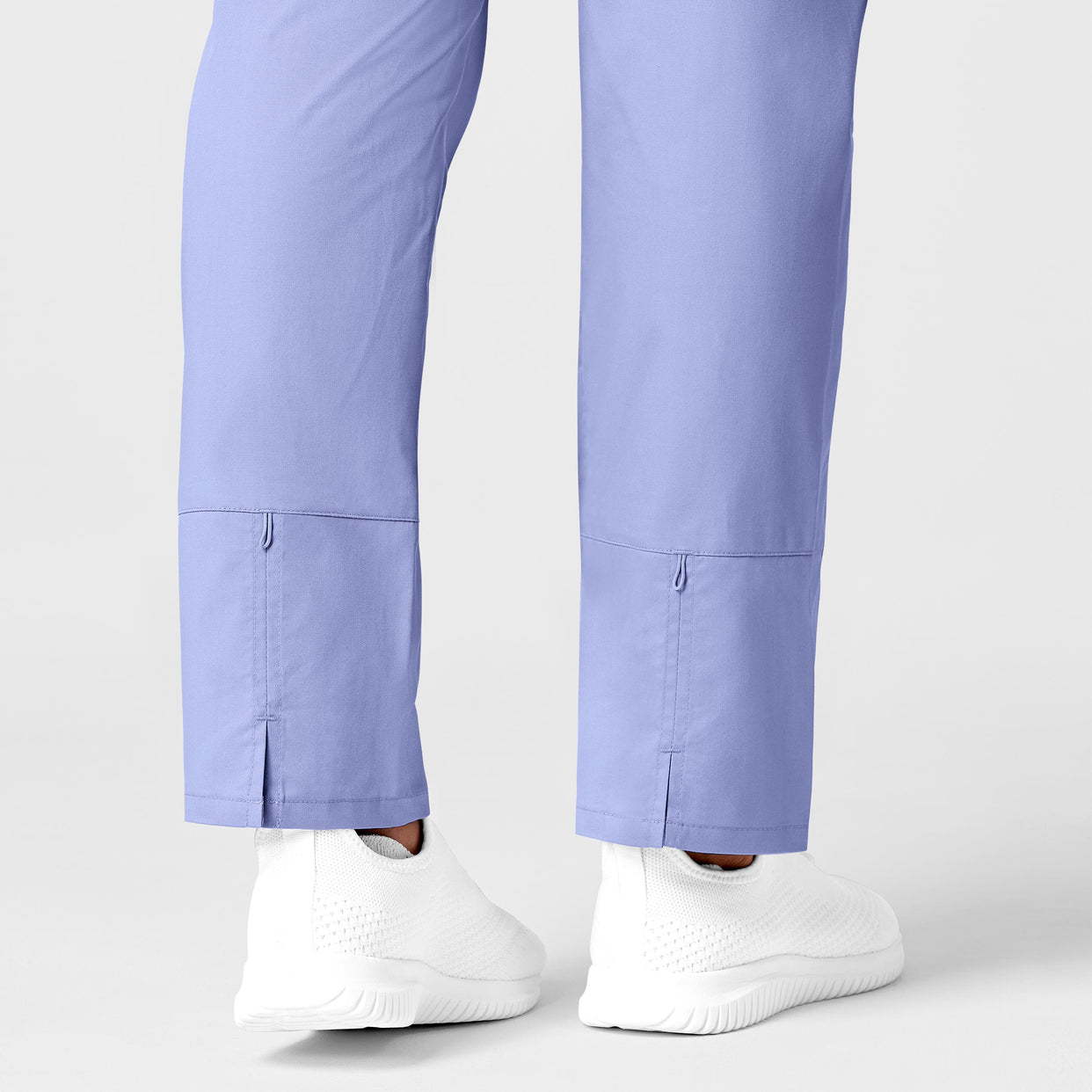 WonderWORK Women's Convertible Slim Leg Scrub Pant - Ceil Blue