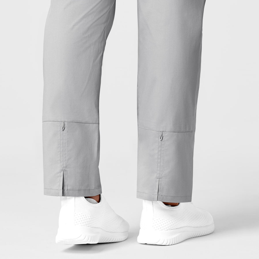 WonderWORK Women's Convertible Slim Leg Scrub Pant - Grey