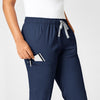 WonderWORK Women's Convertible Slim Leg Scrub Pant - Navy