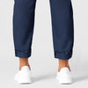 WonderWORK Women's Convertible Slim Leg Scrub Pant - Navy