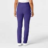 WonderWink RENEW Women's Straight Leg Yoga Pant - Grape