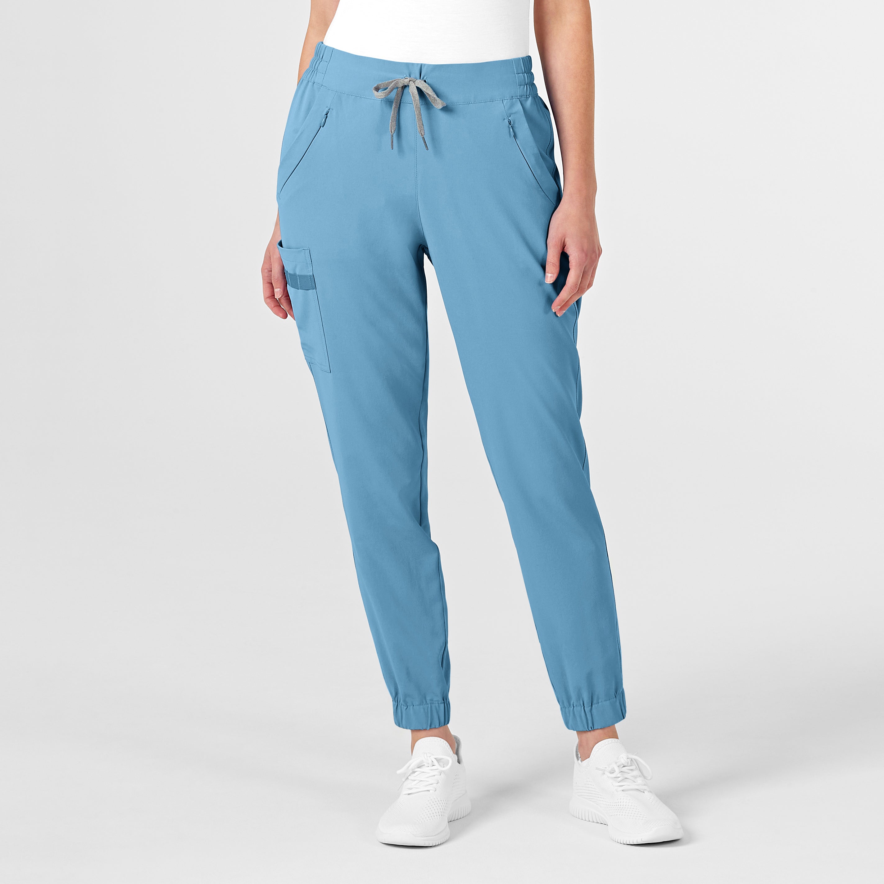 OEM Women's Jogger Scrub Pants Slim Fit Work Pants Regular Drawstring  Trousers - China Regular Drawstring Trousers and Women's Jogger Pant price