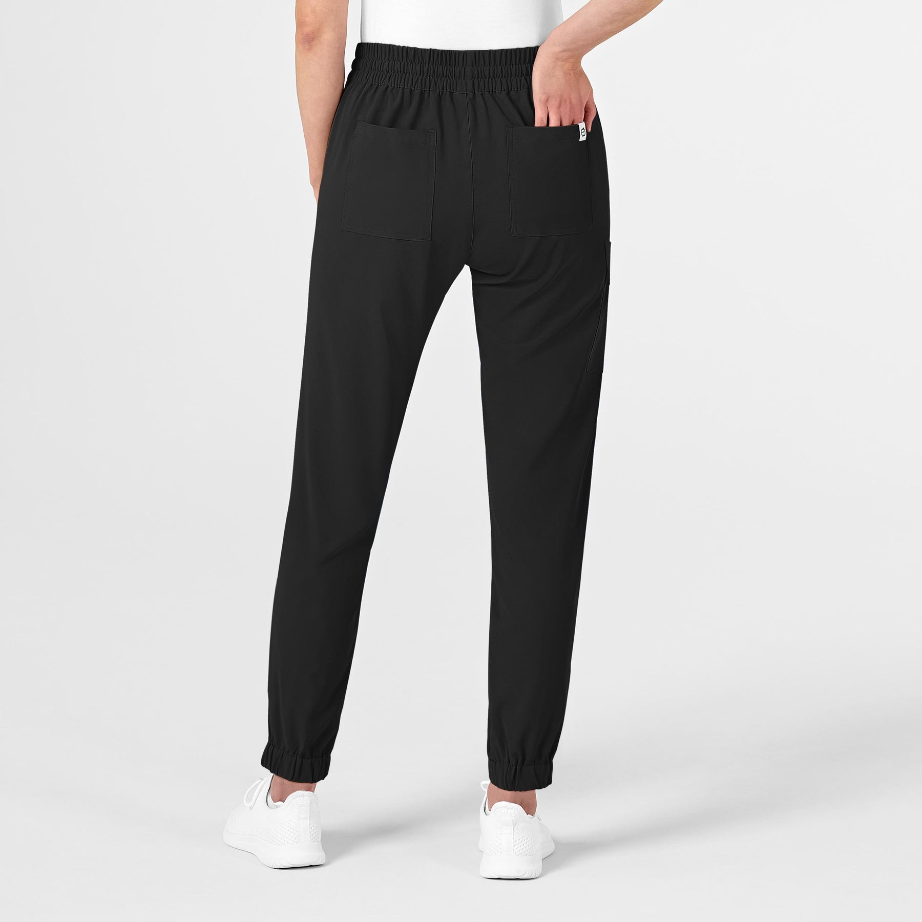 Wink RENEW Women's Jogger Scrub Pant - Black Back