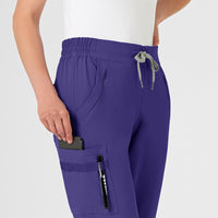 RENEW Women's Jogger Scrub Pant - Grape