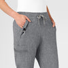 WonderWink RENEW Women's Jogger Scrub Pant - Grey Heather