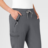 WonderWink RENEW Women's Jogger Scrub Pant - Pewter