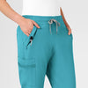 WonderWink RENEW Women's Jogger Scrub Pant - Teal Blue