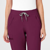 WonderWink RENEW Women's Jogger Scrub Pant - Wine