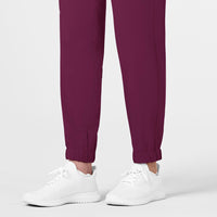 WonderWink RENEW Women's Jogger Scrub Pant - Wine