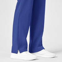 W123 Women's Drawstring Scrub Pant - Galaxy Blue