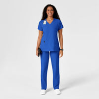 W123 Women's Drawstring Scrub Pant - Royal