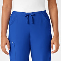 W123 Women's Drawstring Scrub Pant - Royal