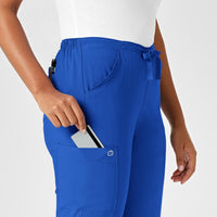 W123 Women's Drawstring Scrub Pant - Royal