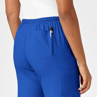 W123 Women's Drawstring Scrub Pant - Royal