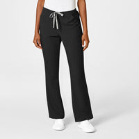 PRO Women's Moderate Flare Leg Scrub Pant - Black