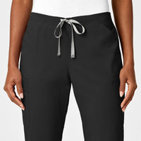 PRO Women's Moderate Flare Leg Scrub Pant - Black