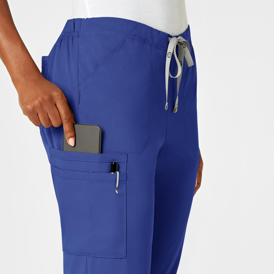 PRO Women's Moderate Flare Leg Scrub Pant - Galaxy Blue