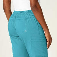 PRO Women's Moderate Flare Leg Scrub Pant - Teal Blue