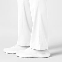 PRO Women's Moderate Flare Leg Scrub Pant - White