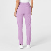 RENEW Women's High Waist Slim Leg Scrub Pant - Violet Tulle