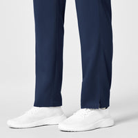 PRO Women's Knit Waist Cargo Scrub Pant - Navy