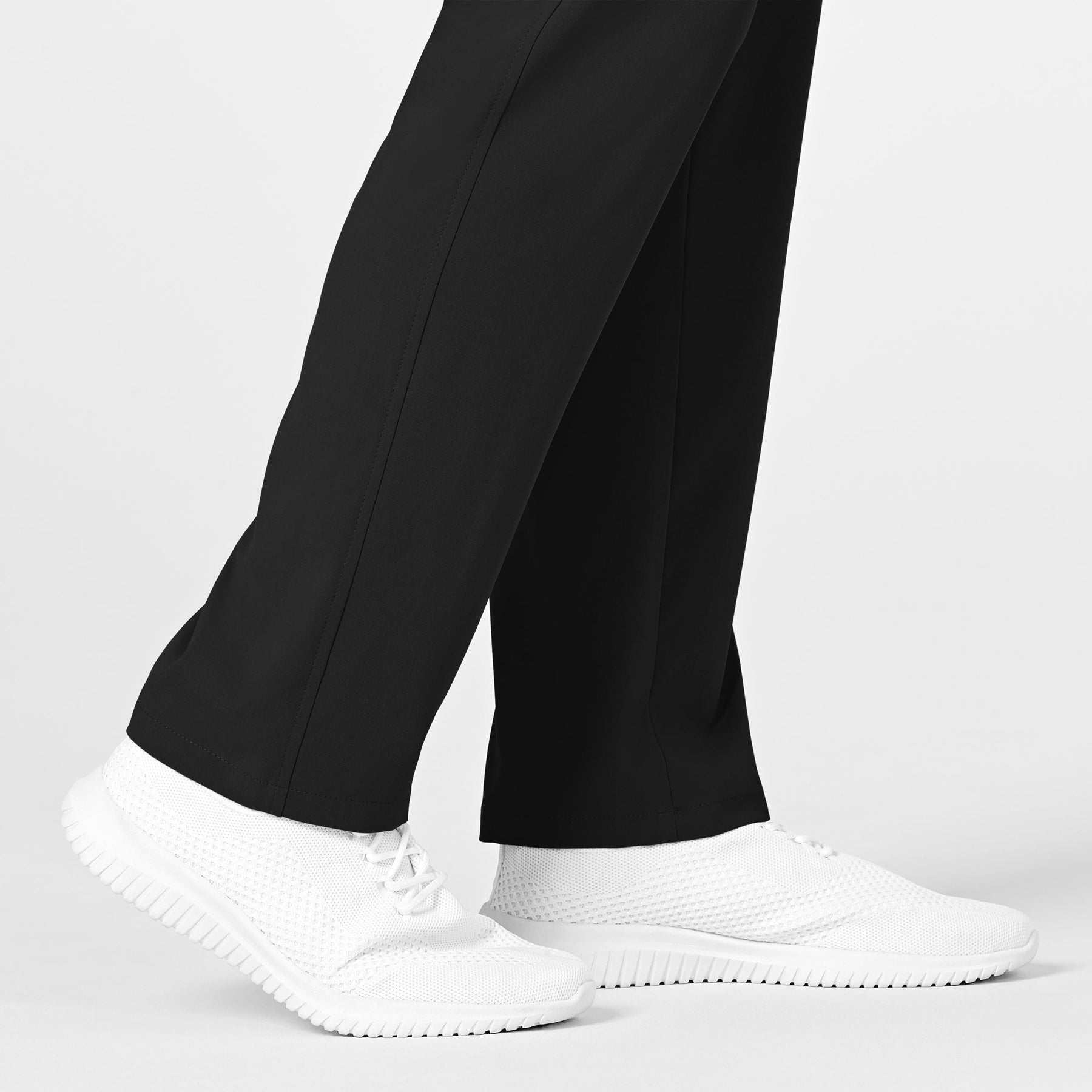 RENEW Mens Straight Slim Scrub Pant - Black