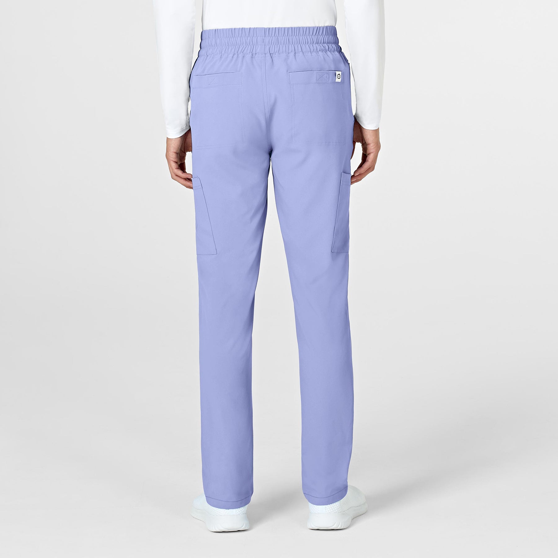 RENEW Mens Straight Slim Scrub Pant - Ceil Blue